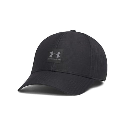 Under Armour Iso-Chill ArmourVent Stretch Fit Hat - color: (001) Black / / Castlerock, size: X-Large-XX-Large