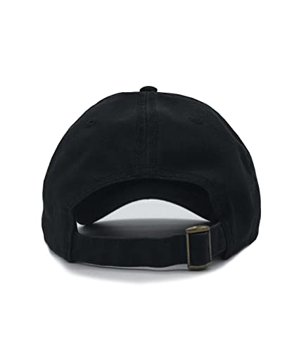 Riot Society Mens Embroidered Adjustable Dad Hat - color: Kaiju Embroidered (Black)