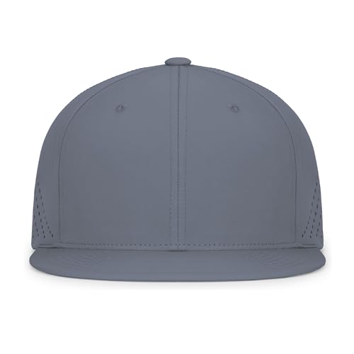 Pacific Headwear Unisex-Adult Pacific Headwear Premium Lightweight Perforated Pacflex Cap Powered By Coolcore® - color: Graphite, size: X-Small
