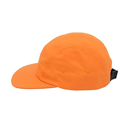 WITHMOONS Low Profile 5 Panel Hat Cap Waterproof Golf Camp Fishing Lightweight Jockey Flat Bill YZ20114 - color: Orange, size: Medium