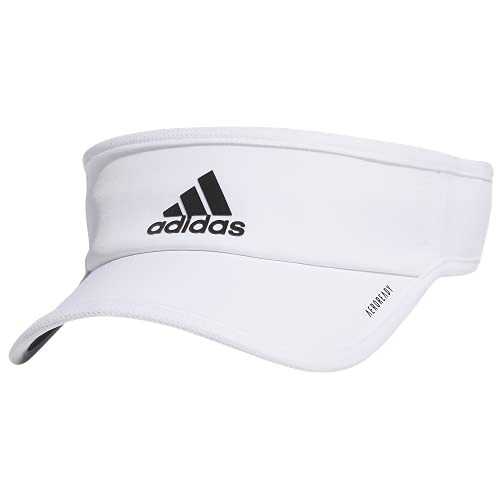 adidas Men's Superlite Visor - color: White/Black Reflective/2