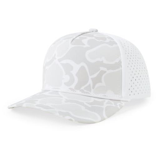 HH HOFNEN Quick Dry Baseball Cap Snapback Golf Trucker Hat for Men Women - color: Lightgreycamo