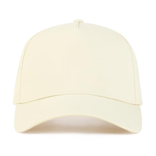 BOTVELA Men Adjustable Snapback Laser Cut Mesh Baseball Cap - color: Beige