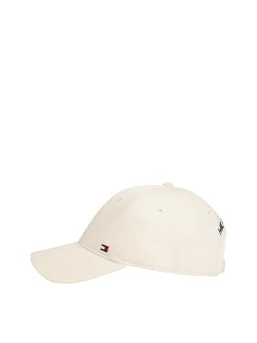 Tommy Hilfiger Men's Cotton Billy Adjustable Flap Baseball Cap - color: Vanilla