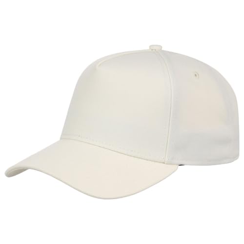 Lids Blank Hook Shot A-Frame Adjustable Snapback Hat – Breathable Mesh & Lightweight | Curved Bill | One Size Fits Most - color: Ivory