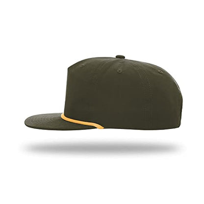 Richardson 256 Umpqua Grandpa Flip-Up Stay Pinch Cap Bundle w/Cap Catcher - color: Loden W/ Gold Rope