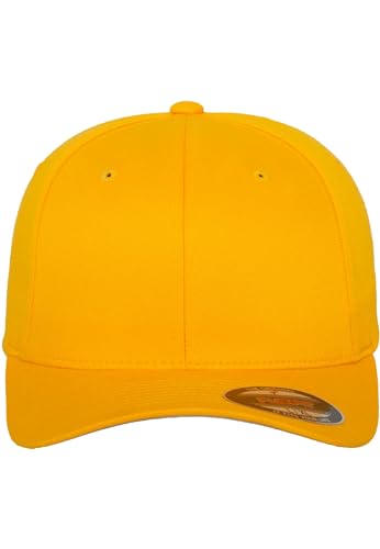 Structured Wool Baseball Cap with Stiff Peak by Nordic Training Gear - color: Gold, size: Large-X-Large