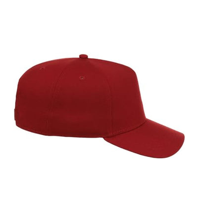 Lids Blank Hook Shot A-Frame Adjustable Snapback Hat – Breathable Mesh & Lightweight | Curved Bill | One Size Fits Most - color: Maroon