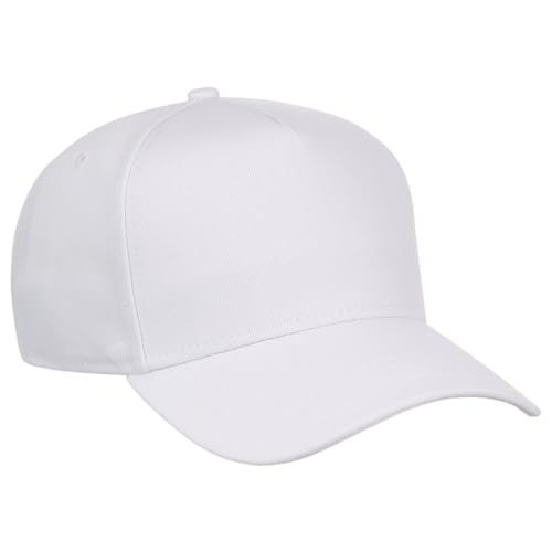Lids Blank Hook Shot A-Frame Adjustable Snapback Hat – Breathable Mesh & Lightweight | Curved Bill | One Size Fits Most - color: White