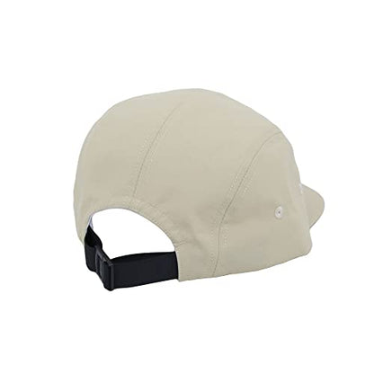 WITHMOONS Low Profile 5 Panel Hat Cap Waterproof Golf Camp Fishing Lightweight Jockey Flat Bill YZ20114 - color: Beige, size: Medium
