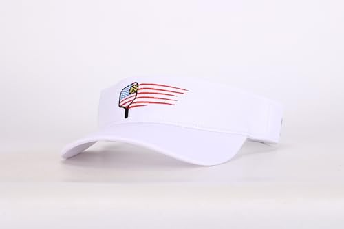 Avino Pickleball Gifts - Men's & Women's Pickleball Hats - color: White Visor