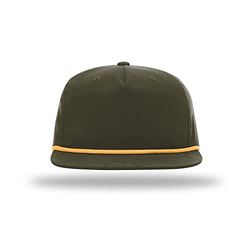 Richardson 256 Umpqua Grandpa Flip-Up Stay Pinch Cap Bundle w/Cap Catcher - color: Loden W/ Gold Rope