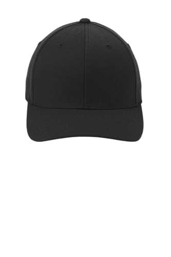 Port Authority Flexfit Wool Blend Cap - color: Black, size: Small-Medium