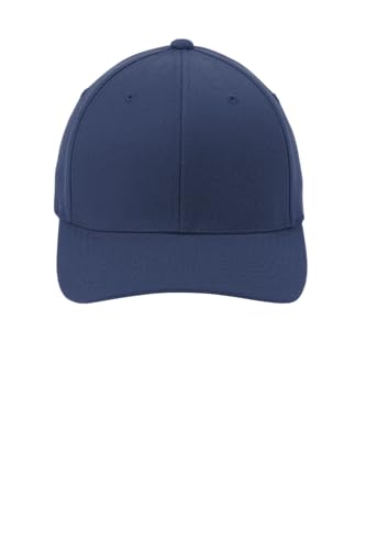 Port Authority Flexfit Wool Blend Cap - color: Navy, size: Large-X-Large