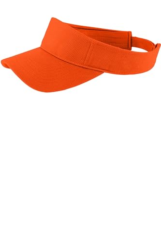 SPORT-TEK Unisex PosiCharge RacerMesh Visor - color: Neon Orange