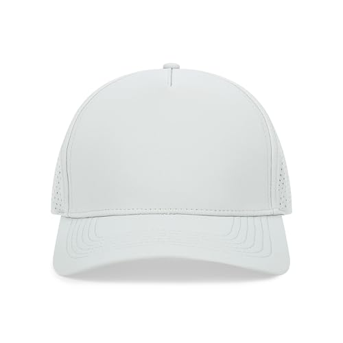 5 Panel Baseball Cap Quick Dry Mesh Snapback Hat for Women Men - color: Black+navy+lightgrey