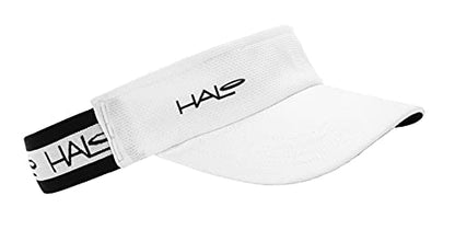 Halo Headband Sweatband Race Visor - color: White, size: Large-X-Large