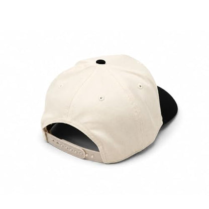 WHISKEY BENT HAT CO. JJ Hat - 2-Tone Adjustable Snapback Cap - color: Cream/Black