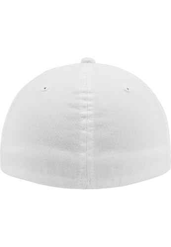 Flexfit Garment Washed Cotton Dad Hat Caps, Unisex, Garment Washed Cotton Dad Hat - color: White, size: Small-Medium