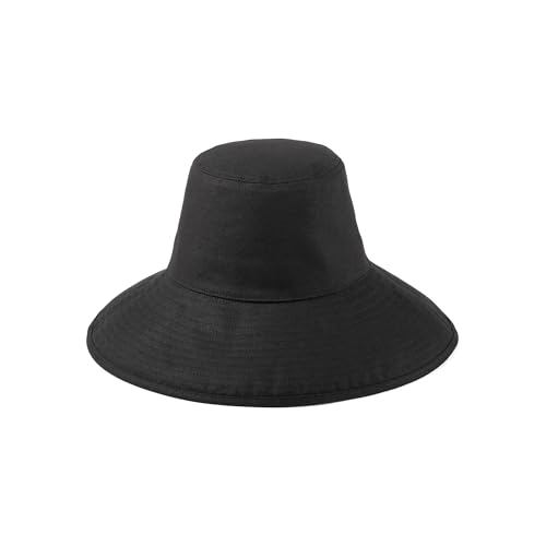 Lack of Color Holiday Bucket – Wide Brim Cotton Canvas Bucket Hat for Women, Hand-Finished with Secure Neck Tie, UPF 50+ - size: Small-Medium