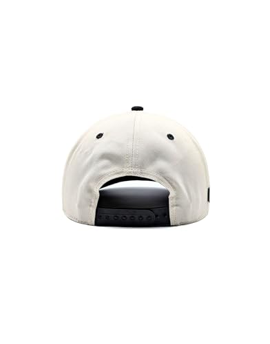 Vintage Style 19th Hole Pro Trucker Hat | Black & Natural Two-Tone Golf Hat