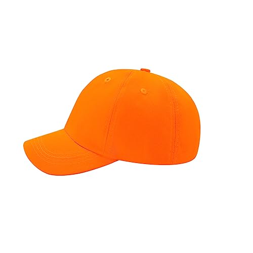 Toddler Sun Hat Toddler Baseball Hats for Boys and Girls(2-7 Years) - color: Orange