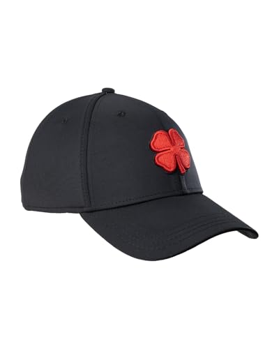 Black Clover Premium Flex Cap - color: 24 - Black Hat/3d Red Clover, size: Small-Medium
