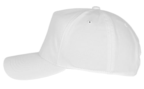 E BY ELIDAN A-Frame Trucker Hat, 5-Panel Blank Snapback - color: White
