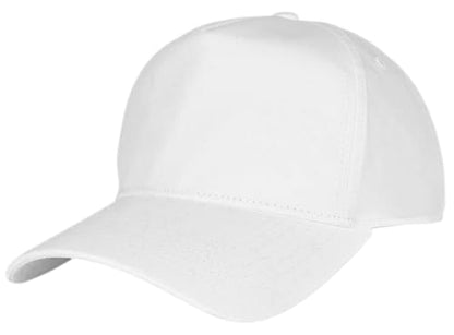 E BY ELIDAN A-Frame Trucker Hat, 5-Panel Blank Snapback - color: White