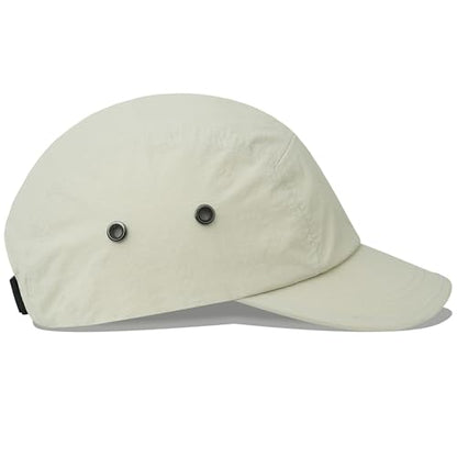 Clakllie Quick Dry Short Brim Cap for Men Lightweight 6 Panel Baseball Cap Golf Dad Hats Women's Running Trucker Hat - color: Bssd2547-beige