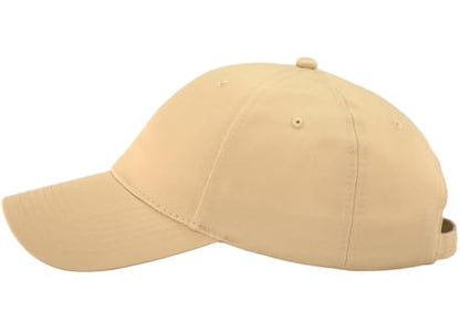 TSSGBL Classic Plain Baseball Cap, Small/M-L/XL-3XL Big Head Fit, Unisex Adjustable Cotton Structured Golf Dad Hat - color: C-khaki, size: XX-Large