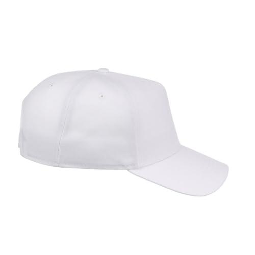 Lids Blank Hook Shot A-Frame Adjustable Snapback Hat – Breathable Mesh & Lightweight | Curved Bill | One Size Fits Most - color: White
