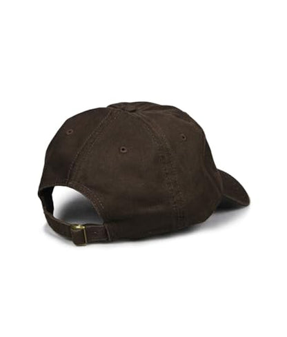 Riot Society Mens Embroidered Adjustable Dad Hat - color: Peanuts Snoopy La Chill Embroidered (Dark Chocolate)