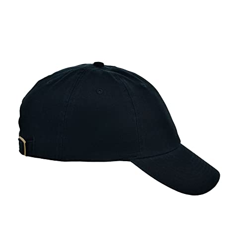 Lids Blank Baseline Dad Adjustable Strapback Hat - color: Black