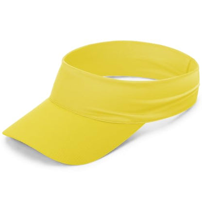 Cooling Sun Stretchy Visor Hat for Men Women,Soft Headband Visors - color: 1-yellow