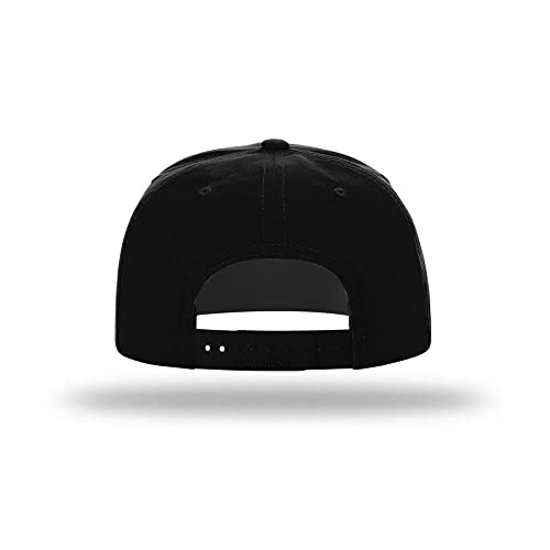Richardson 256 Umpqua Grandpa Flip-Up Stay Pinch Cap Bundle w/Cap Catcher - color: Black W/ Black Rope