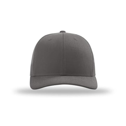 Richardson 112 Classic Six-Panel Adjustable Snapback Trucker Cap - color: Charcoal