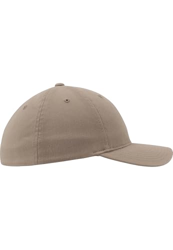 Flexfit Garment Washed Cotton Dad Hat Caps, Unisex, Garment Washed Cotton Dad Hat - color: Khaki, size: Small