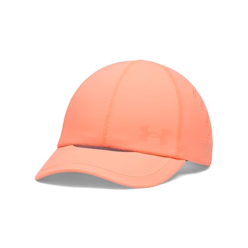 Under Armour Women's Iso-Chill Launch Run Adjustable Hat - color: (824) Electric Tangerine / Electric Tangerine / Reflective
