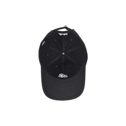 E BY ELIDAN NY Apple Dad Hat, New York Baseball Cap for Women Men - color: Black With White Apple
