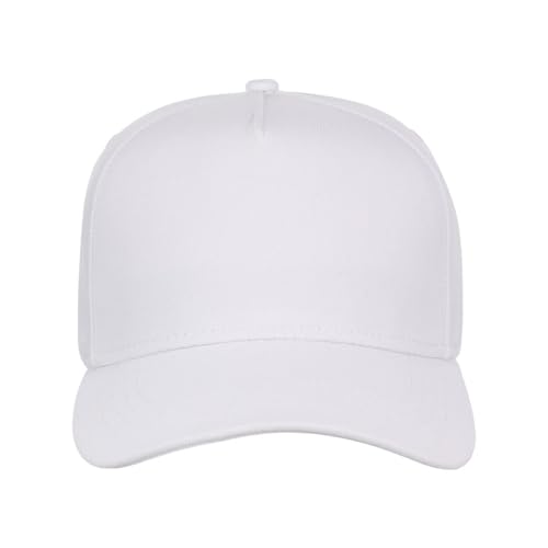 Lids Blank Hook Shot A-Frame Adjustable Snapback Hat – Breathable Mesh & Lightweight | Curved Bill | One Size Fits Most - color: White