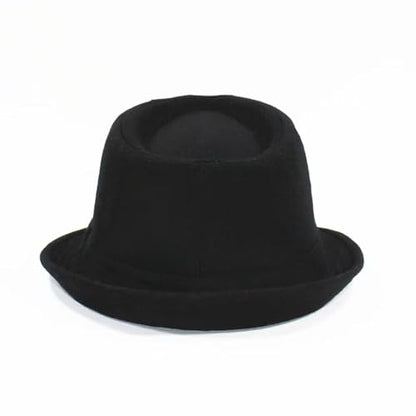 Mens Fedora Hats Classic Manhattan Womens Fedora Hat - color: Black