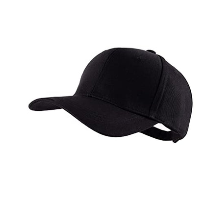 LANGZHEN Unisex Baseball Cap 100% Cotton Fits Men Women Washed Denim Adjustable Dad Hat - color: Structured-navy+structured-black