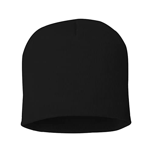 Sportsman 8" Knit Beanie One Size Black