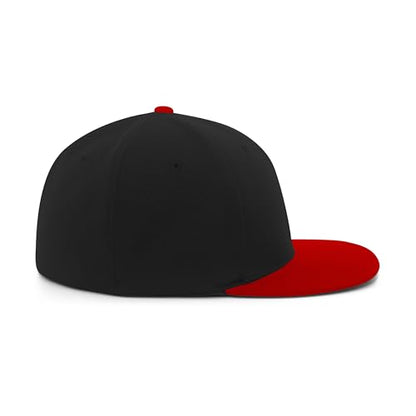 Pacific Headwear Unisex-Adult Pacific Headwear Premium a/C² Performance Flexfit® Cap - color: Black/Red, size: Small-Medium