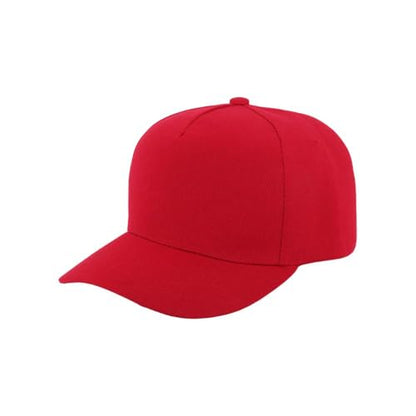 12 Pack Seamless Baseball Caps Wholesale Bulk - No Center Seam, DIY Friendly, Adjustable Breathable Lightweight for Men Women - color: Red