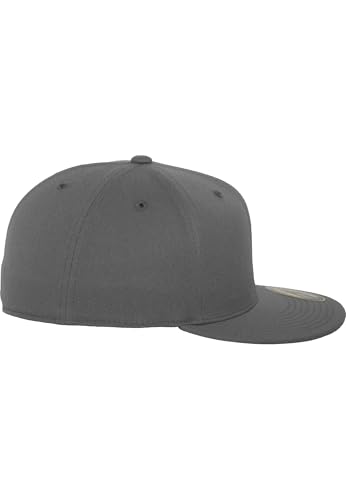 Flexfit Mens Premium 210 Fitted - color: Dark Grey, size: Small-Medium
