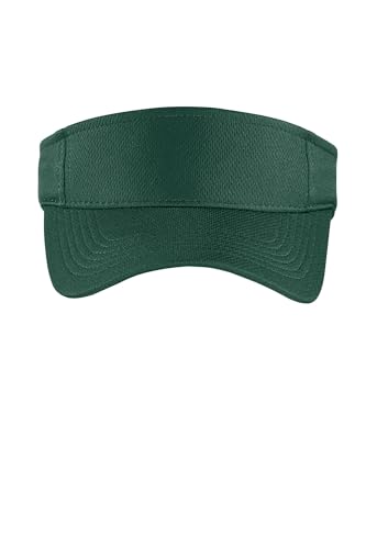 SPORT-TEK Unisex PosiCharge RacerMesh Visor - color: Dark Forest Green