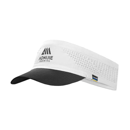YOUGLE Sport Sun Visor Hat Elastic Empty Top Baseball Cap for Women and Men Sun Protection - color: A-black White