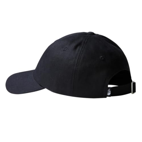 The North Face Norm Baseball Hat | Shallow Fit Ball Cap with Embroidered Logo, Adjustable Strap Closure & Silver Buckle - color: Tnf Black